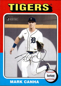 2024 Topps Heritage #107 Mark Canha NM-MT Detroit Tigers 