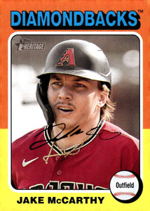 2024 Topps Heritage #214 Jake McCarthy NM-MT Arizona Diamondbacks 