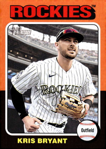 2024 Topps Heritage #162 Kris Bryant NM-MT Colorado Rockies 