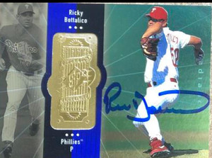 Ricky Bottalico Autographed 1998 SPx Finite - Radiance #306