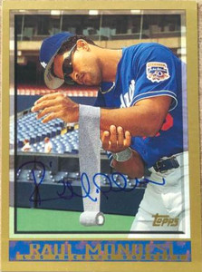 SOLD 108674 Raul Mondesi Autographed 1998 Topps #333