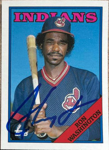 Ron Washington Autographed 1988 Topps Traded #125T