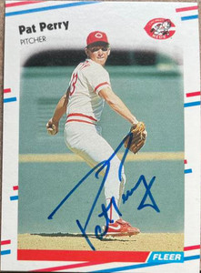 Pat Perry Autographed 1988 Fleer #244