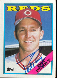 Pat Perry Autographed 1988 Topps #282