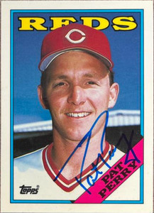 Pat Perry Autographed 1988 Topps Tiffany #282