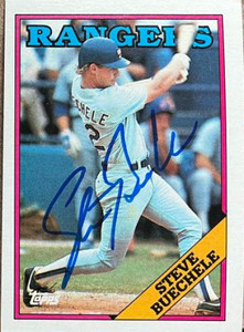 Steve Buechele Autographed 1988 Topps #537