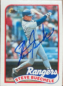 Steve Buechele Autographed 1989 Topps #732