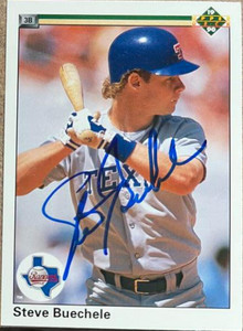 Steve Buechele Autographed 1990 Upper Deck #685