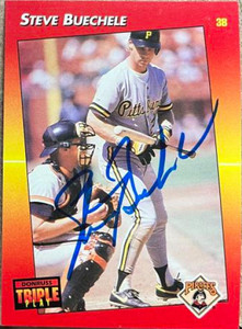 Steve Buechele Autographed 1992 Triple Play #50