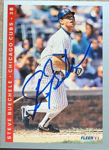 Steve Buechele Autographed 1993 Fleer #18