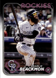 SOLD 151302 2024 Topps #431 Charlie Blackmon NM-MT Colorado Rockies 