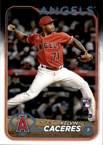 2024 Topps #680 Kelvin Caceres NM-MT RC Rookie Los Angeles Angels 