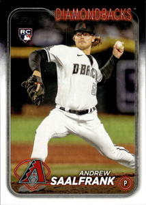 2024 Topps #406 Andrew Saalfrank NM-MT RC Rookie Arizona Diamondbacks 