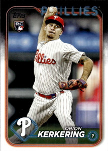 2024 Topps #520 Orion Kerkering NM-MT RC Rookie Philadelphia Phillies 