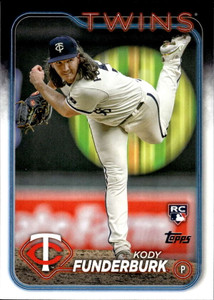 2024 Topps #538 Kody Funderburk NM-MT RC Rookie Minnesota Twins 