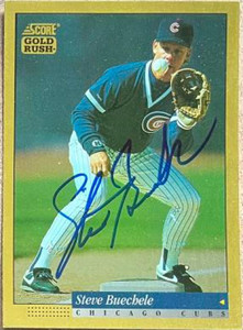 Steve Buechele Autographed 1994 Score Gold Rush #346 ID: 151578