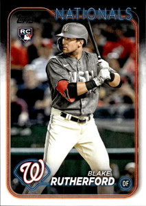 2024 Topps #637 Blake Rutherford NM-MT RC Rookie Washington Nationals 