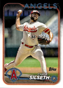 SOLD 151456 2024 Topps #585 Chase Silseth NM-MT Los Angeles Angels 