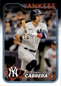 SOLD 151350 2024 Topps #479 Oswaldo Cabrera NM-MT New York Yankees 