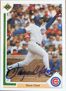 Dave Clark Autographed 1991 Upper Deck #314