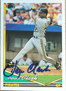 Dave Clark Autographed 1994 Topps #6T