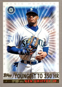 2000 Topps #475a Ken Griffey Jr. 350th HR MM VG Seattle Mariners 