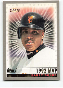 2000 Topps #476a Barry Bonds 400HR/400SB MM VG San Francisco Giants 