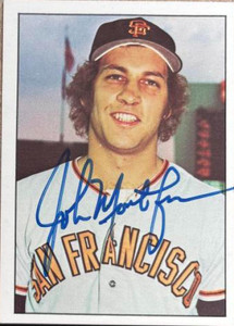 SOLD 151723 John Montefusco Autographed 1976 SSPC #97