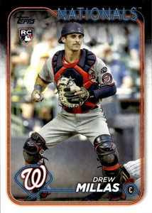 2024 Topps #530 Drew Millas NM-MT RC Rookie Washington Nationals 