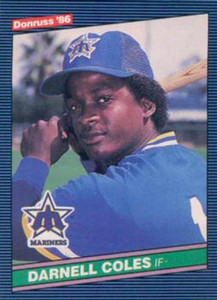1986 Donruss #557 Darnell Coles NM-MT Seattle Mariners 