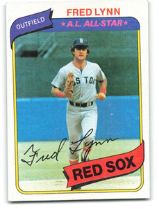 1980 Topps #110 Fred Lynn DP VG Boston Red Sox 