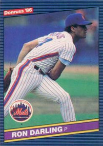 Ron Darling #105 Topps 1989 Baseball Card (New York Mets) *VG