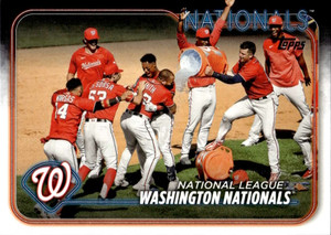 2024 Topps #417 Team Card NM-MT Washington Nationals 