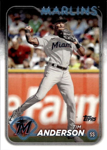 2024 Topps #560 Tim Anderson NM-MT Miami Marlins 