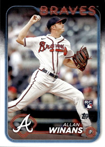 SOLD 151365 2024 Topps #494 Allan Winans NM-MT RC Rookie Atlanta Braves 