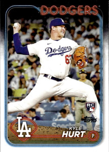 SOLD 151454 2024 Topps #583 Kyle Hurt NM-MT RC Rookie Los Angeles Dodgers 