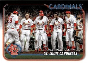 2024 Topps #490 Team Card NM-MT St. Louis Cardinals 