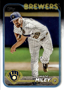 2024 Topps #671 Wade Miley NM-MT Milwaukee Brewers 