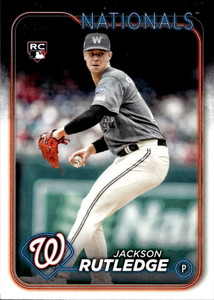 2024 Topps #503 Jackson Rutledge NM-MT RC Rookie Washington Nationals 