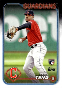 2024 Topps #678 Jose Tena NM-MT RC Rookie Cleveland Guardians 