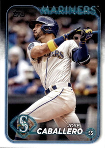 2024 Topps #495 Jose Caballero NM-MT Seattle Mariners 