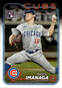 SOLD 151313 2024 Topps #442 Shota Imanaga NM-MT RC Rookie Chicago Cubs 