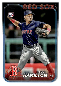 2024 Topps #202 David Hamilton NM-MT RC Rookie Boston Red Sox 