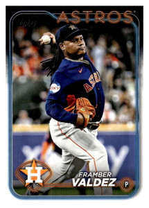 2024 Topps #220 Framber Valdez NM-MT Houston Astros 