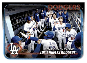 2024 Topps #183 Los Angeles Dodgers Team Card NM-MT Los Angeles Dodgers 