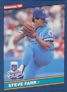1986 Donruss #588 Steve Farr NM-MT Kansas City Royals 