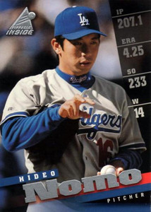 1998 Pinnacle Inside #52 Hideo Nomo NM-MT Los Angeles Dodgers 