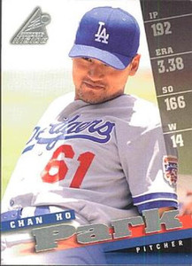 1998 Pinnacle Inside #89 Chan Ho Park NM-MT Los Angeles Dodgers 