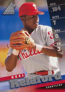 1998 Pinnacle Inside #106 Desi Relaford NM-MT Philadelphia Phillies 