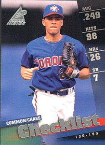 1998 Pinnacle Inside #149 Jose Cruz Jr. CL NM-MT Toronto Blue Jays 